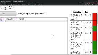 CodingBat Array 2 tripleUp [upl. by Coh]