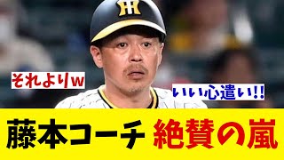 阪神・藤本コーチのある行動がネットで絶賛される！？【野球情報】【2ch 5ch】【なんJ なんG反応】【野球スレ】 [upl. by Ynaffit]