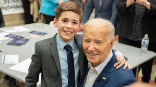 President Biden Meets Harry  BidenHarris 2024 [upl. by Ronyar]