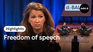 Zineb El Rhazoui on the freedom of speech  Highlights [upl. by Nnaecyoj918]