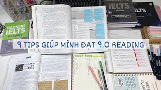 9 TIPS giúp mình đạt 90 IELTS Reading [upl. by Naelopan503]