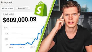 600K In 30 Days With Shopify Dropshipping Case Study [upl. by Nadual]