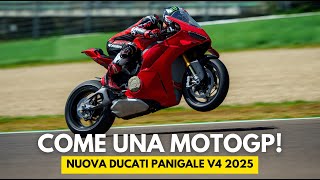 Nuova Ducati Panigale V4 2025 tutto quello che cè da sapere [upl. by Ahsemo]