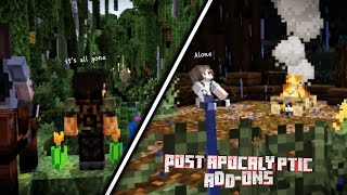 BEST Zombie Apocalypse ADDONS For MCPE 120 [upl. by Alyl]