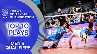 TOP 10 Volleyball Actions of Qualifiers  Best of 🏐  Mens Volleyball Olympic Qualification 2019 [upl. by Dwain]