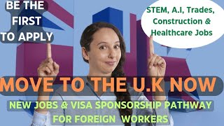 New visa update UK  Job opportunities in UK  UK visa complete guide  How to apply for jobs in UK [upl. by Pietrek]