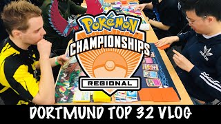 Top 32 Dortmund Regionals VLOG with Roaring Moon Deck Pokemon TCG [upl. by Kaleena]