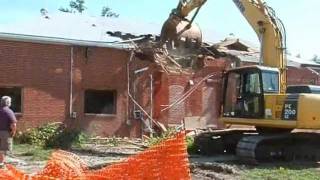 Wayne County Jail Demolition 2009 [upl. by Aikaj]