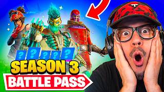 NEW Season 3 BATTLE PASS in Fortnite Magneto [upl. by Asirem]