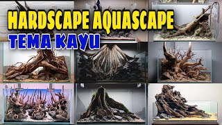 12  HARDSCAPE AQUASCAPE KAYU part 2 [upl. by Ariaz]