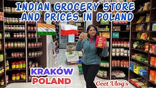 Indian Grocery Store Poland  Little India  Indian Spices and Vegetables in Kraków Poland  PRICES [upl. by Gnel]