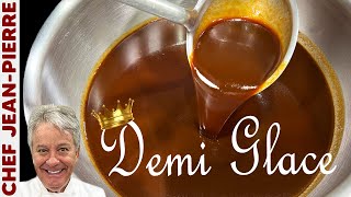 Demi Glace The King of All Sauces  Chef JeanPierre [upl. by Aihtebat539]