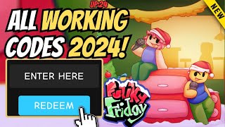 ALL ⚠️ NEW WORKING CODES 2024  FUNKY FRIDAY CODES  ROBLOX FUNKY FRIDAY [upl. by Attelrahc]