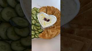 Easy authentic Tzatziki recipe 🇬🇷 Recipe is linked in comments or spoonfulofsicom greekrecipes [upl. by Gilli]