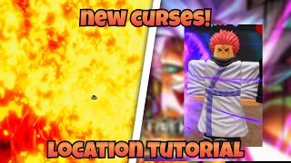 NEW CURSES LOCATION  Anime Simulator [upl. by Nappy]