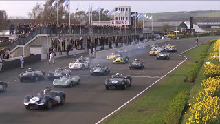 Iconic sportscar action  Salvadori Trophy highlights  Goodwood 72MM [upl. by Bibbye199]