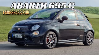 Abarth 695 C Mehr Sound und Fahrspaß geht heute nicht  Review Fahrbericht Test [upl. by Denyse524]