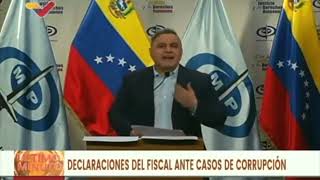 Lo más importante de lo dicho por Fiscal Tarek William Saab este sábado sobre casos de corrupción [upl. by Laamaj]