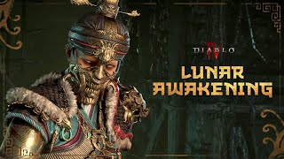 Diablo IV  Lunar Awakening Trailer [upl. by Cirtemed]