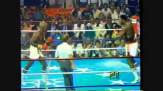 Earnie Shavers Knocks Down Larry Holmes Holmes vs Shavers 2 [upl. by Dielle]