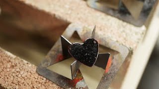 How to Counter Enamel a Copper Pendant [upl. by Gudren]