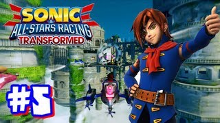 Sonic amp All Stars Racing Transformed Wii U  World Tour  Part 5 [upl. by Alaet]