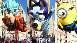 The best floats balloons at Macys Thanksgiving Parade 2022 [upl. by Rollo]