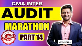 CMA INTER  Audit Mega Marathon  14  Syllabus 2022  VOUCHING AND VERIFICATION  NIKKHIL GUPTA [upl. by Ridan]