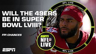 The CONCERNING 49ers have a 14 CHANCE to make the Super Bowl ⁉️  NFL Live [upl. by Icul36]