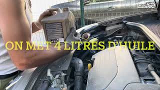 Remplacement du filtre à carburant sur moteur 20L HDI [upl. by Gazzo]