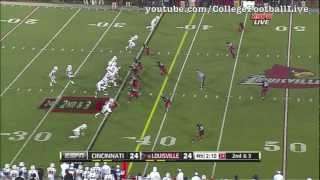 Louisville QB Teddy Bridgewater vs Cincinnati ᴴᴰ [upl. by Redle]