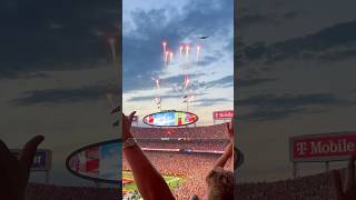 Unbelievable B2 Stealth Bomber Flyover at the 2024 Home Opener shorts nfl Aviation [upl. by Vesta]