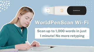 WorldPenScan WiFi  Scan faster read better and edit smarter [upl. by Nosydam]