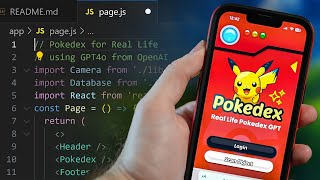 How I made a Pokedex for Real Life with AI  GPT4o [upl. by Htebasile]