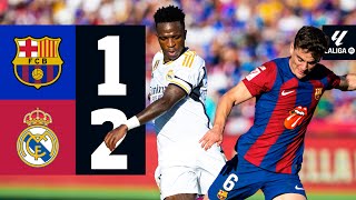 FC BARCELONA 1 vs 2 REAL MADRID  EL CLÁSICO  LALIGA 202324 MD11 [upl. by Nahpets]