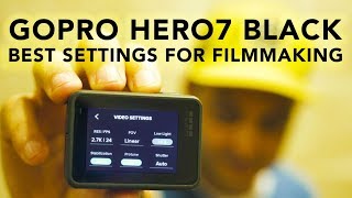 The Absolute BEST Settings for the GoPro Hero7 Black  RehaAlev [upl. by Wetzel495]