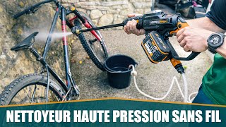 LE MEILLEUR NETTOYEUR HAUTE PRESSION SANS FIL  WORX HYDROSHOT [upl. by Gimble]