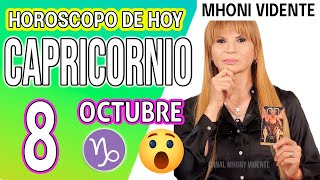 LO QUE TANTO PEDISTE HA LLEGADO🟢 MHONI VIDENTE 🔮 Horóscopo de hoy CAPRICORNIO 8 de OCTUBRE 2024 ❤️ [upl. by Etnomaj]