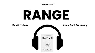 Range by David Epstein  Audio Book Summary [upl. by Eisse]