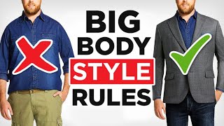 How To Dress Sharp Even If Youre FAT 21 Large Guy Style Tips [upl. by Stearn814]