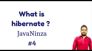 What is hibernate   Hibernate Tutorial [upl. by Cate]