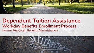 Dependent Tuition Assistance Enrollment Process [upl. by Katie445]