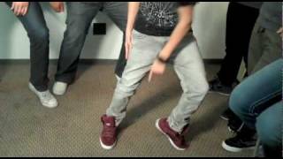 Justin Bieber dance at Radio Disney [upl. by Nayhr]