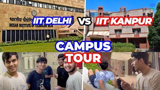 Inside Look IIT Delhi amp IIT Kanpur  The Ultimate Campus Showdown  Classrooms  Hostel  Nightlife [upl. by Toombs]