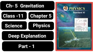 physics ch5 gravitation maharashtra board new syllabus class 11 science  Keplers law  energy [upl. by Muiram]