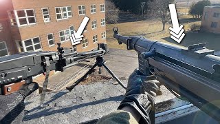 Guy Joins Airsoft Game as German WW2 Soldier and DESTROYS EVERYONE [upl. by Sibylla934]