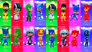 PJ Masks  Romeo 🆚 Newton Star 🆚 CatBoy 🆚 Owlette 🎶 Tiles Hop EDM Rush [upl. by Marcille683]