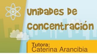 Unidades de concentración [upl. by Benn]