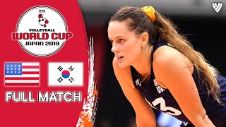 USA 🆚 Korea  Full Match  Women’s Volleyball World Cup 2019 [upl. by Elisabeth]