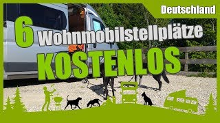 6 kostenlose Wohnmobilstellplätze mit Vollausstattung in Deutschland [upl. by Lowrie]